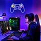 Spielcontroller LED-Neonschild für Gamingzimmer und Wohnzimmer