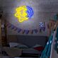 Sonne und Mond Symbol LED-Neonschild Wohnzimmer Schlafzimmer