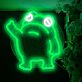 Froschfigur LED-Neonschild für Wohnzimmer und Kinderzimmer