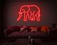 Elefant LED-Neonschild