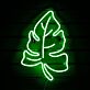 Blatt LED-Neonschild Wohnzimmer Weihnachten