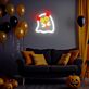 Geist mit Katzenohren LED-Neonschild für Halloween Party