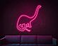 Dinosaurier LED-Neonschild Wohnzimmer Kinderzimmer