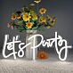 Let's Party LED-Neonschild für Bar und Club