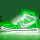 Sneaker LED-Neonschild für Wohnzimmer oder Schaufenster