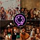 Schmelzendes Smiley Gesicht mit herausgestreckter Zunge LED-Neonschild Wohnzimmer Gamingzimmer