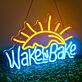 Wake n Bake LED-Neonschild für Bäckerei Café