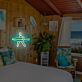 Surfer mit Surfbrett LED-Neonschild Wohnzimmer Bar