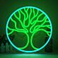 Lebensbaum Symbol LED-Neonschild für Wohnzimmer und Atelier
