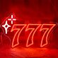 777 LED Neon Zahl als dekorative Wandbeleuchtung