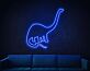 Dinosaurier LED-Neonschild Wohnzimmer Kinderzimmer