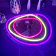 Brighten Your Spaces from Living Rooms to Bars with the Aesthetic Wavy Selfie Mirror LED Neon Sign.