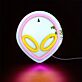 Alienkopf LED-Neonschild Wohnzimmer Gamingzimmer