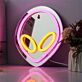 Alienkopf LED-Neonschild Wohnzimmer Gamingzimmer