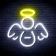 Brighten Up Your Child's Bedroom or Playroom with the Angel Kid Room LED Neon Sign – Perfect for Nurseries and Birthday Celebrations!