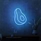 Avocadohälfte LED-Neonschild Küche Café
