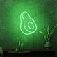Avocadohälfte LED-Neonschild Küche Café