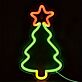 Weihnachtsbaum mit Stern LED-Neonschild Wohnzimmer Weihnachtsdekoration