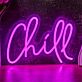 Chill LED-Neonschild Wohnzimmer Bar