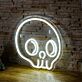 Schädel Symbol LED-Neonschild für Bar und Gaming