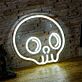 Schädel Symbol LED-Neonschild für Bar und Gaming