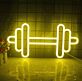 Hantel LED-Neonschild für Fitnessstudio und Home Gym