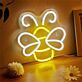 Biene LED-Neonschild für Kinderzimmer und Wohnzimmer