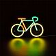 Fahrrad LED-Neonschild für Kinderzimmer und Wohnzimmer
