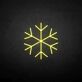 Schneeflocke LED-Neonschild Winterdekoration Wohnzimmer