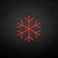 Schneeflocke LED-Neonschild Winterdekoration Wohnzimmer