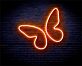Schmetterling LED-Neonschild Wohnzimmer Schlafzimmer
