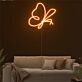 Schmetterling LED-Neonschild für Wohnzimmer Schlafzimmer