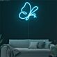 Schmetterling LED-Neonschild für Wohnzimmer Schlafzimmer