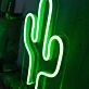 Kaktus LED-Neonschild Wohnzimmer Bar