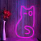 Zwinkernde Katze LED-Neonschild