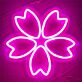 Add a Radiant Touch to Your Home, Bar, or Wedding with the Cherry Blossom LED Decorative Neon Sign.