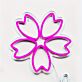 Kirschblüte LED-Neonschild Wohnzimmer Schlafzimmer
