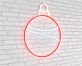 Weihnachtskugel LED-Neonschild für Wohnzimmer Weihnachtsdeko