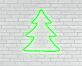 Tannenbaum LED-Neonschild Wohnzimmer Weihnachten