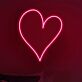 Herzsymbol LED-Neonschild für Schlafzimmer und Wohnzimmer