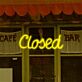 Closed LED-Neonschild für Café, Bar und Geschäft