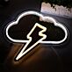 Wolke mit Blitz LED-Neonschild Schlafzimmer Wohnzimmer