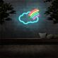 Wolke mit Regenbogen LED-Neonschild Wohnzimmer Kinderzimmer