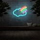 Wolke mit Regenbogen LED-Neonschild Wohnzimmer Kinderzimmer