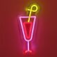 Brighten Your Bar or Home Space: Perfect for Parties, Weddings, and Office Decor with the Cocktail LED Neon Sign.