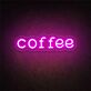 coffee LED-Neonschild für Café und Küche