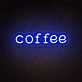 coffee LED-Neonschild für Café und Küche