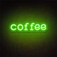 coffee LED-Neonschild für Café und Küche