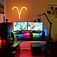 Widder Sternzeichen Symbol LED-Neonschild Wohnzimmer Schlafzimmer