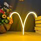 Widder Sternzeichen Symbol LED-Neonschild Wohnzimmer Schlafzimmer